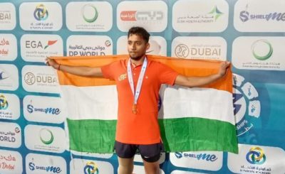 Pranav Won Gold Medal in Fazza Para Championship Grand Prix 2021 Dubai